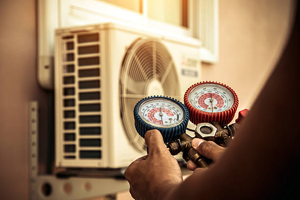 Professional Hvac Maintenance technician working in West Wareham, MA